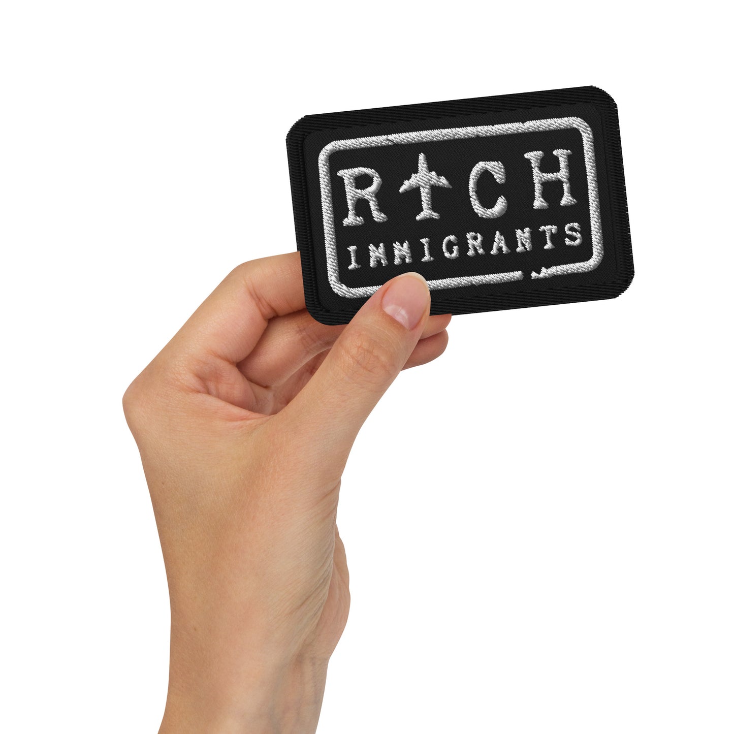 Rich Immigrants - Embroidered Patch