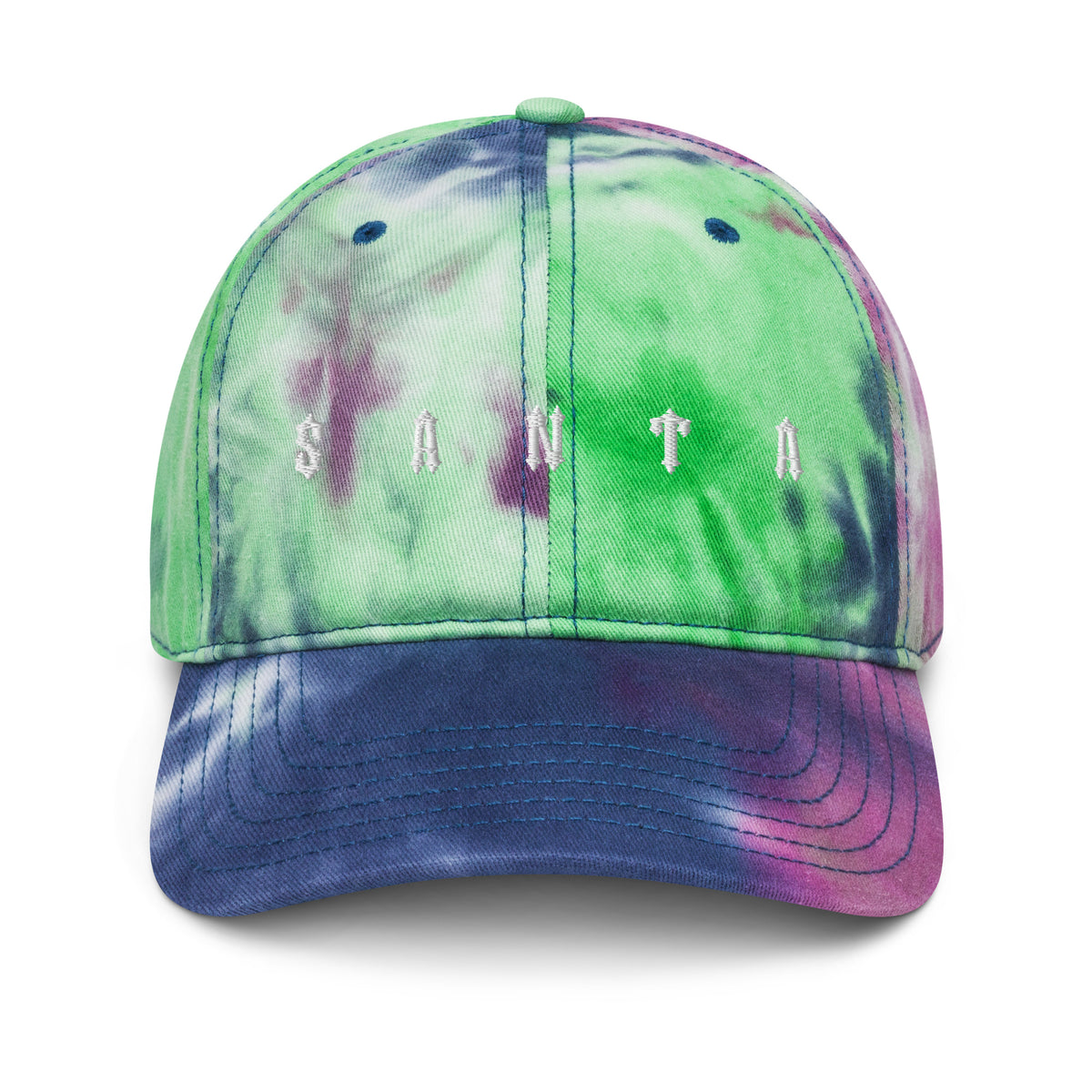 Handcrafted Tie-Dye Santa Hat Crafty Cosmic Creation | Las Vegas NV main image 3